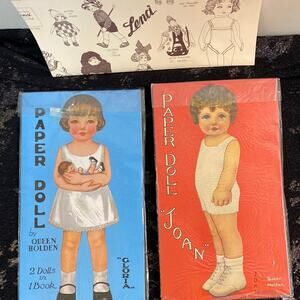 Vintage Queen Holden Paper Doll 1980s Dollies Travels Gift Paper Bobby Gloria